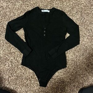 Zara Black Bodysuit